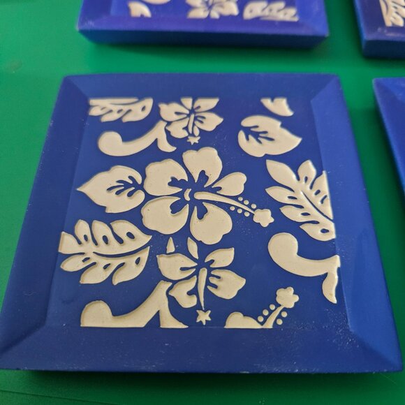 HIBISCUS COLLECTION COASTERS DESIGNED IN HAWAII - Picture 2 of 6
